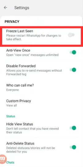 Aero Whatsapp Freeze Last Seen