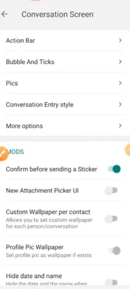 FM WhatsApp Conversation Screen