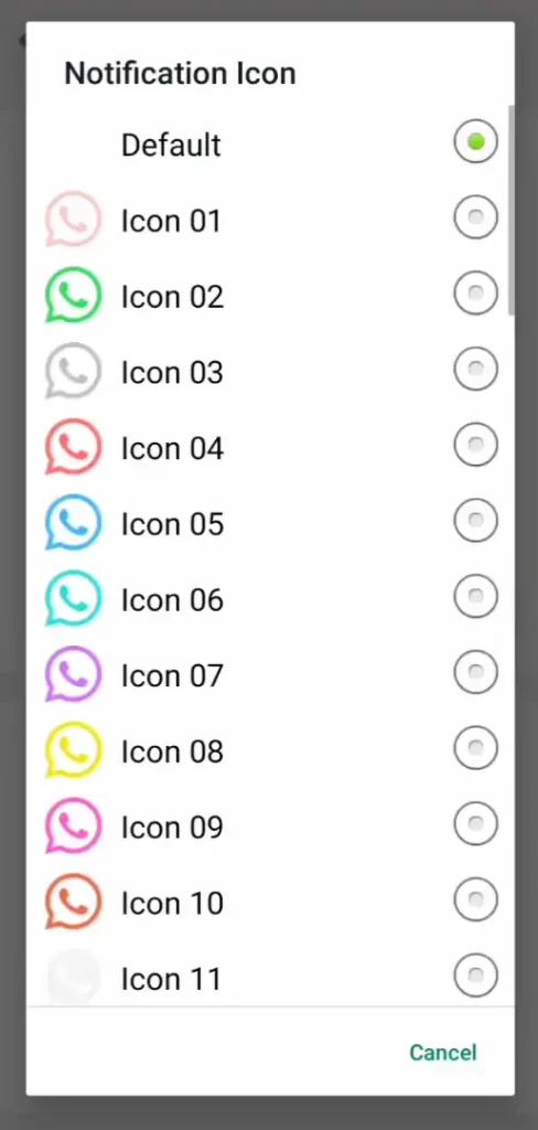 FM Whatsapp Notification icon