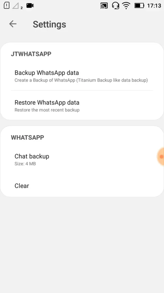 JTWhatsApp Backup