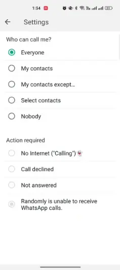 Red WhatsApp Call Privacy1