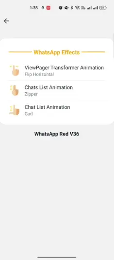 Red WhatsApp Effects